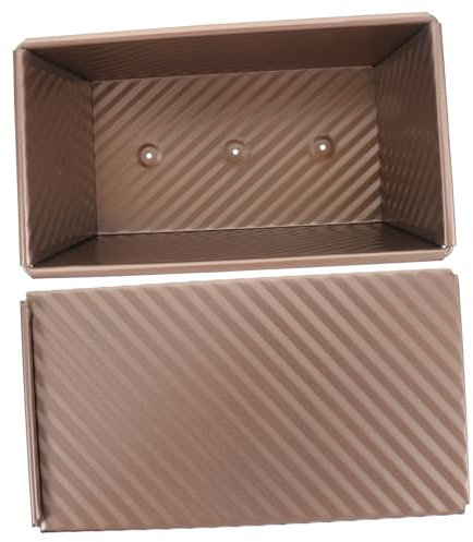 TOPBATHY Carbonstahl Toastbrot Backform Mit Deckel Antihaft Kastenform Für Brot Diy Brot Toastbacken Stabile Backform Für Kuchen Und Sandwichs Für Zuhause Und Profis