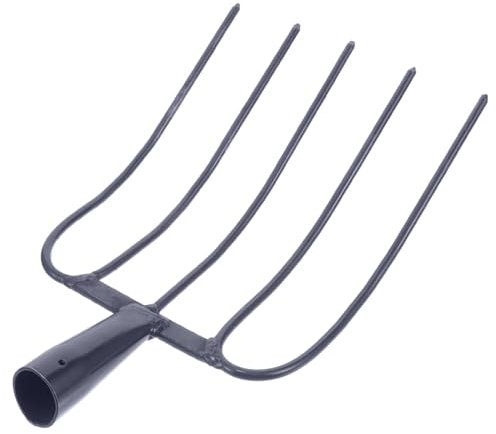 OFFSCH Horquilla Agrícola Duradera para Estiércol De Caballo Herramienta Multifuncional De Jardinería para Exteriores y Limpieza Rural