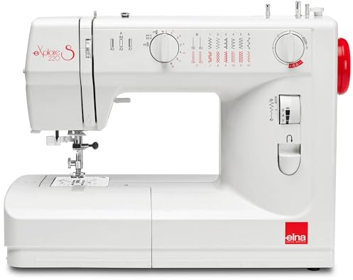 Elna eXplore 220S mechanische Nähmaschine (rot)