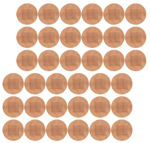 QUMIIRITY Vendajes Adhesivos Transpirables de Tela Elástica 30mm Redondos, 50 Unidades, Cobertura para Dedos y Articulaciones, Vendaje Adhesivo para Cuidado de Heridas y Prevención