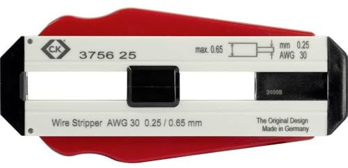 C.K Precision Wire Stripper 0,25 mm | 30 AWG | T3756 25 | for Fast and Simple Stripping
