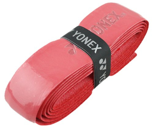 Yonex – Griffband für Badmintonschläger, Tennis oder Squash (synthetisches Material), rot