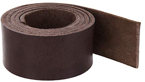 Auroris - Voll-Lederriemen - 200 x 2,5 x 0,35 cm - braun