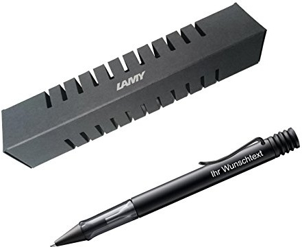 Lamy Kugelschreiber Al-star Modell 271, inkl. Laser-Gravur, Farbe schwarz (black)