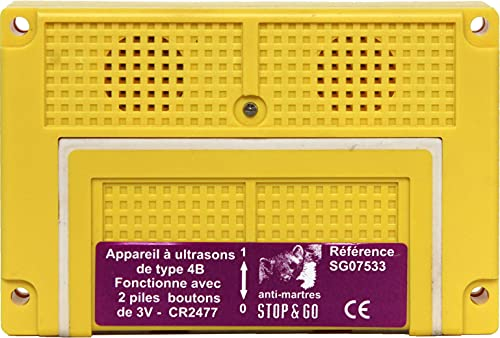 STOP&GO Marderabwehr 4B Batterie Ultraschallgerät – inkl. 2 Batterien