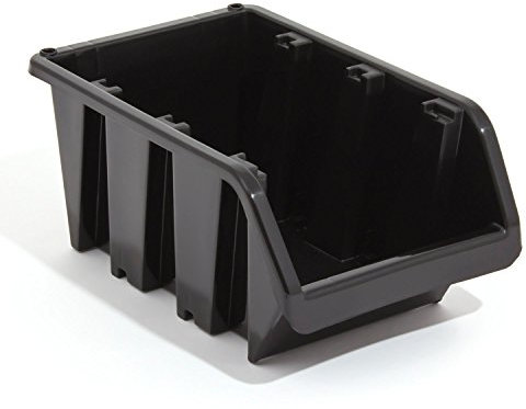 60 Stapelboxen In-Box Stapelboxen Sichtlagerkasten Lager schwarz 115x80x60 Gr1
