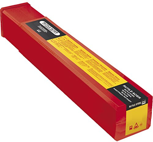 GYS, Métal d'Apport MMA, 252 Baguettes/Électrodes de Soudage Enrobées Rutiles E6013 Ø 2,5 mm x 350 mm, Étui Plastique, Pour Soudage Acier Toutes Positions