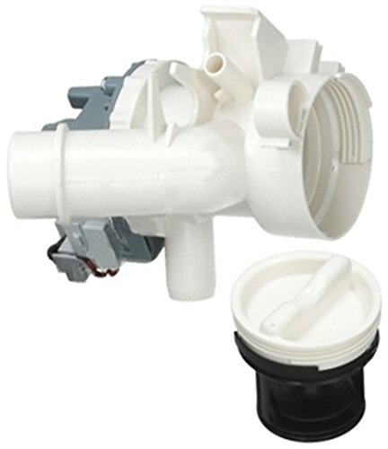 SPARES2GO Complete Drain Pump + Filter Housing Unit for Candy Washing Machine - Fitment List I