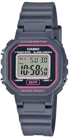 Casio LA20WH Series | Women's Digital Watch | Water Resistant | 100 SEC Chronograph | Alarm | LED Illuminator | 5-Year Battery