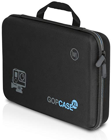 Wicked Chili XL borsa protettiva compatibile con DJI OSMO Action 5 Pro, 4, 3, 2,1 - Case Bag Borsa per il trasporto della fotocamera DJI, custodia subacquea e accessori (scomparto con cerniera)