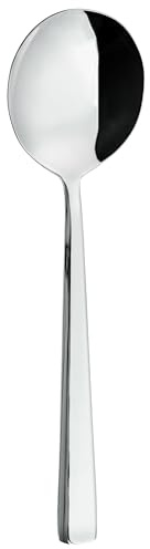 Grunwerg Westminster Cucharas Soperas, Acero Inoxidable 18/10, Juego de 12