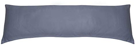 CnA Stores 4ft 6 Inch Bolster Pillow Double Bed Size Extra Cushioning Support For Maternity, Head, Neck & Back (Grey, Double 4.6 FT Bolster Pillow)