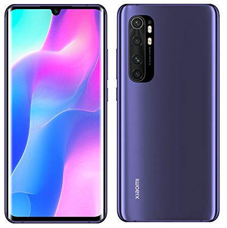 Mi Note 10 Lite Smartphone - 6.47″ 3D Curved AMOLED Display RAM 6GB ROM 64GBAI Quad Caméra Qualcomm® Snapdragon™ 730G Processor 5260 mAh typ NFC Violet [Version Globale]