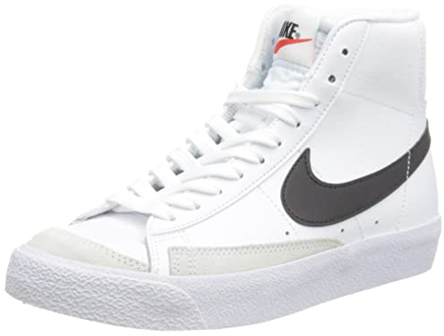 Nike Blazer Mid '77, Sneaker, White/Black-Team Orange, 38 EU