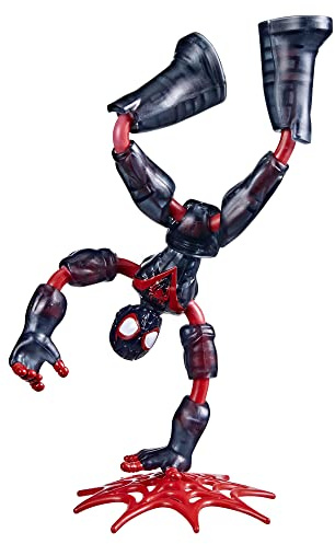 Spider-Man Hasbro Marvel Bend and Flex Missions Miles Morales Weltraum-Mission, 15 cm große biegbare Figur, ab 4 Jahren, F3844, Multi, One Size