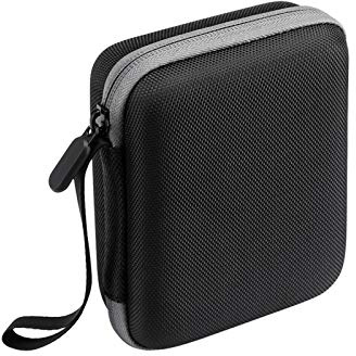 Faderr Gitarrenplektrum-Halter, Aufbewahrungsbox für Gitarrenplektren, Reißverschluss, Divisionales Design, Tasche für Gitarrenplektren, Grau
