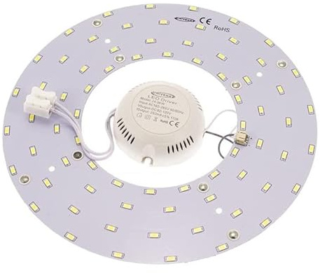 UNIVERSO CIRCOLINA MAGNETICA NEON LED PIASTRA DISCO ANELLO PLAFONIERA CIRCOLARE LAMPADA T9 G10Q 32W Ø23CM 3000K 4000K 6500K (BIANCO CALDO)