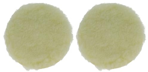 vhbw 2X Polierscheibe Polierschwamm kompatibel mit Festool ETS 125 | Exzenter- & Schwingschleifer - 12,5 cm Arbeitsdurchmesser, 16 g, beige