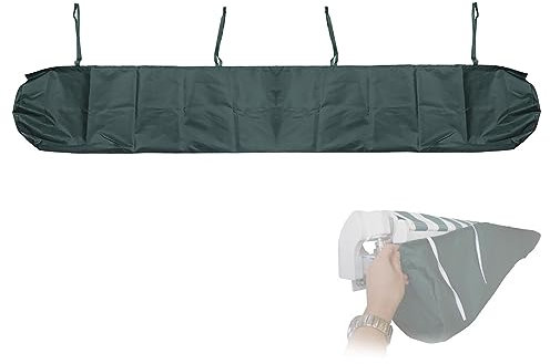 PRELGOSP Housse de Protection pour Auvent, Sac de Protection pour Store Banne, Sac de Rangement Housse de Protection pour Store Imperméable Anti-UV pour Terrasse de Jardin ExtéRieur,Vert,5m/16.40ft
