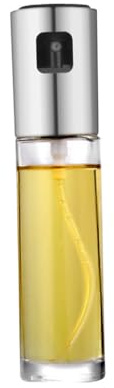ABOOFAN Pulvérisateur Huile Inox 18Cm Pour Cuisine Et Barbecue Contrôle Précis Spray Transparent Bouteille Vinaigre Cuisine Maison