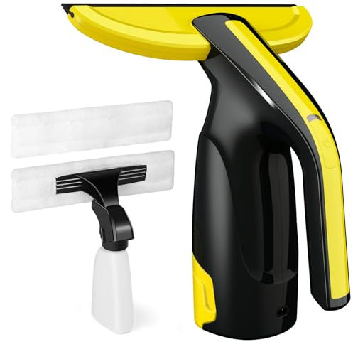 Kiato Window Vacuum Squeegee, Cordless, Rechargeable, 200ml Water Tank, Modern Style, 1.4 pounds