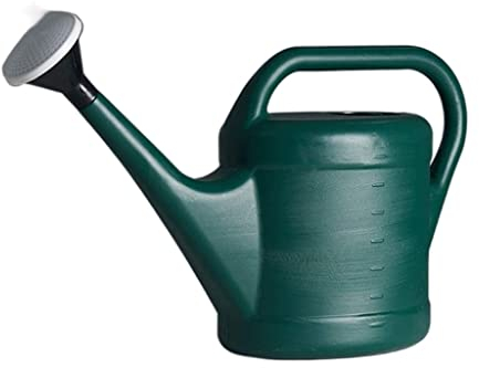 ASHSDI Regadera Plantas Regadera para Plantas De Interior De Plástico con Pico Largo para Exteriores, Interior, Casa, Jardín, Plantas, Bonsái, Regadera Regador de Plantas (Color : Grün, Size : 5L)