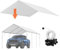 VEVOR Toile de Rechange abri de Voiture, 6,1 x 3 m, bâche d'abri de Tente de Garage, imperméable et protégée Contre UV, élastiques à Billes (Couverture supérieur Uniquement, Cadre Non Inclus), Blanc