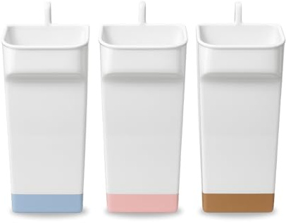 Paluplus Set 3 Evaporatori d'acqua per termosifoni in Plastica colore Bianco, misura 7,5x5x17 cm, Umidificatore con gancio integrato, Colori Assortiti -6715M