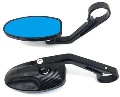Lenkerendenspiegel Für Suzuki Für GSX 650F Für SV 400 650 GSR400 600 Motorrad Spiegel 7/8'' 22mm Lenker End Spiegel Aluminium Legierung Motorrad Spiegel