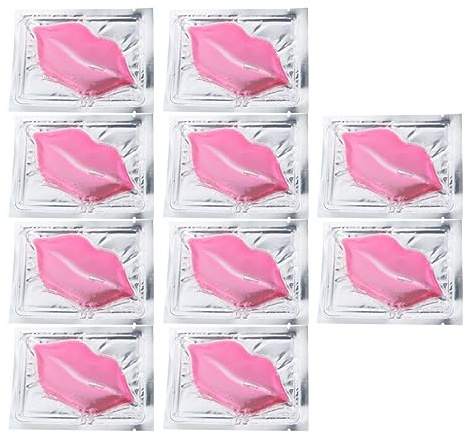 BESPORTBLE 15pcs Collagen Lip Mask Pads for Exfoliating and Hydrating for Lip Repair and Moisturizing for Women and Girls
