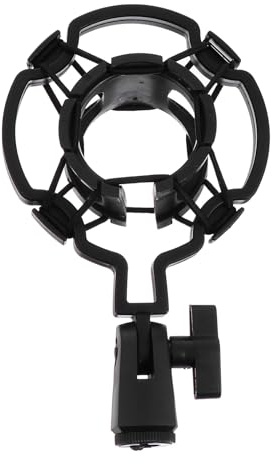 GETAJGHSD Soporte de Suspensión Antivibración de Plástico para Micrófono Condensador Clip de Montaje, Recomendado para Grabación y Uso en Estudio