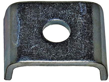 rohrfix-24 10 Stück Halteklammern Profilhalter für C-Profil 27x18 mm, Silber