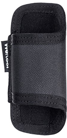 Weltool FH4 Schwarz Open Top Compact Taschenlampe Halter Gürtel Tragetaschen für MAGLITE ML300, 2-6 Cell D Series MAGCHARGER Rechargeable