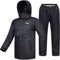 ILM Chubasquero Moto Impermeable Mujer-Traje de Lluvia Resistente al Desgaste, 6 Bolsillos, Juego de 2 Piezas con chaqueta y pantalones