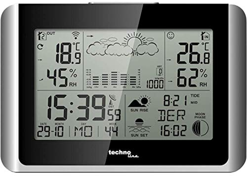 Technoline WS 6767 - kabellose Funkwetterstation mit bis zu 3 Außensender