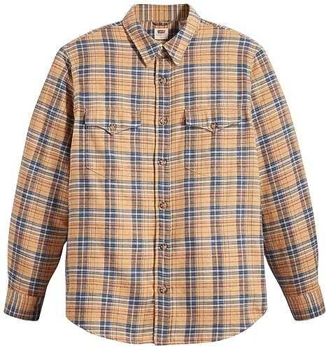 Levi's Coupe Western décontractée relaxante, Alouette à carreaux Krishan, M