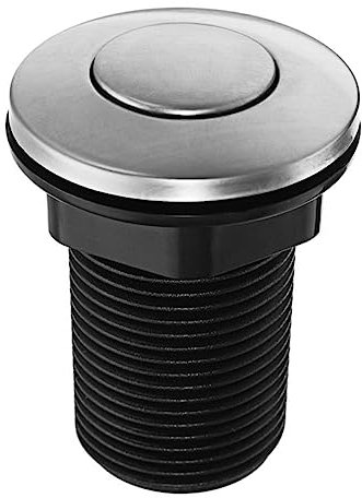 DOITOOL Pulsante Pneumatico 32mm Per Interruttore Aria in Plastica Abs Guarnizione Silicone, Per Robot Da Cucina e Smaltitori Rifiuti Alimentari, Facile Installazione e Durevole Per Bagno