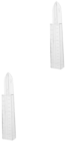 Happyyami 2piezas Pluviómetro Profesional De Plástico Transparente Para Jardín Medidor De Lluvia y Práctico Para Uso Exterior y Medición Precisa De Agua De Lluvia