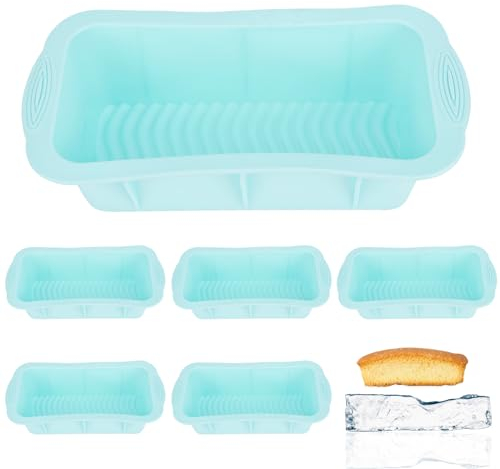 6 Pcs Large Ice Cube Tray, Big Ice Cube Molds for Freezer, Easy Release Reusable Giant Trays Making Ice Cubes for Ice Bath Cold Plunge Tub or Coolers for Ice Baths Camping Parties