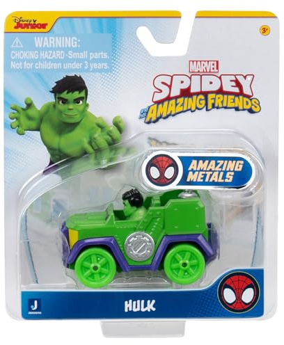 Spidey und Seine Super-Freunde SNF0309 - Metall Fahrzeug Hulk, Spielzeug ab 3 Jahren