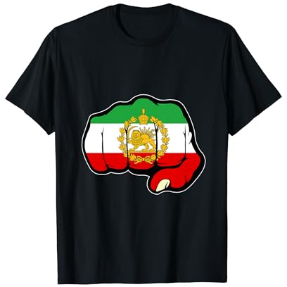 Iran,Iran Lion Sun Flag,Persian,Iran Flag. T-Shirt