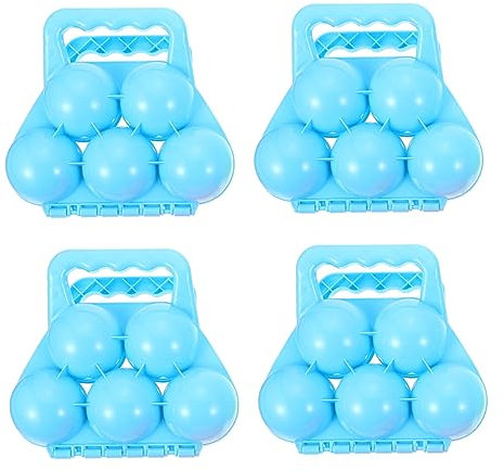 ibasenice 12 STK Schneeball-Clip Spielzeug für Schneeballschlachten Schneespielzeug für Kinder im Freien winterspielzeuge schneeballmaschinen Kinderspielzeug Schneebälle Machen Clips Plastik