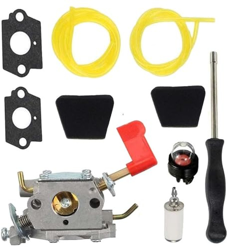 Kurihina Compatible with WT-628 Carburetor for Craftsman Poulan 32CC Gas Trimmer Pole Pruner Carb Replace 530071636 530071565 PP446 PP446T