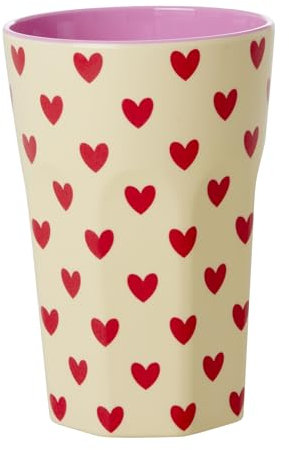 Rice Melamine Darling Hearts Heart Mug Large Tall
