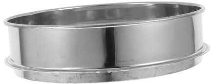 PAMINGONO Stainless Steel Soil Sieve for Garden Sieve Filtering Soil and Rocks Riddle Tool for Outdoor Use