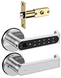 Smart Lock, Serratura Elettronica, Serratura for porta digitale Sicurezza elettronica Serratura intelligente Scanner biometrico for impronte digitali Serratura for cancello for ufficio domestico per p