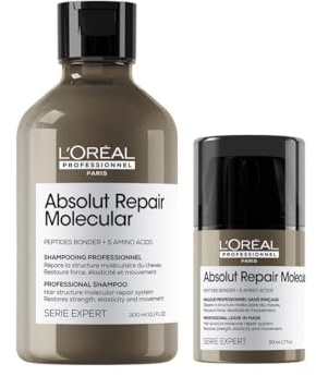Absolut Repair Molecular Pflege-Duo für stark strukturgeschädigtes Haar, Shampoo 300ml und Leave-In 50ml