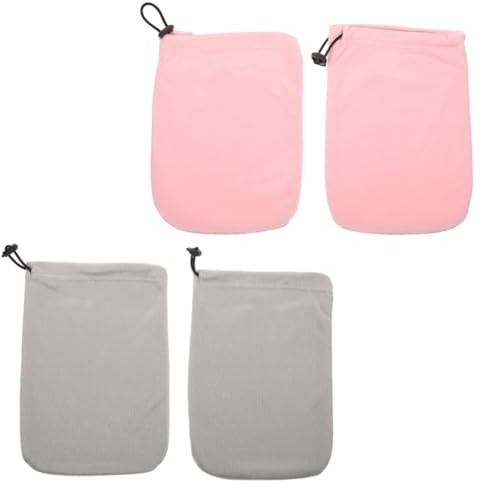 FRCOLOR 2paare Paraffinwachs Handhandschuhe Baumwolle Feuchtigkeitsspendend Wärmeschutzhandschuhe Für Trockene Hände Spa Pflegehandschuhe Damen Rosa Elastisch