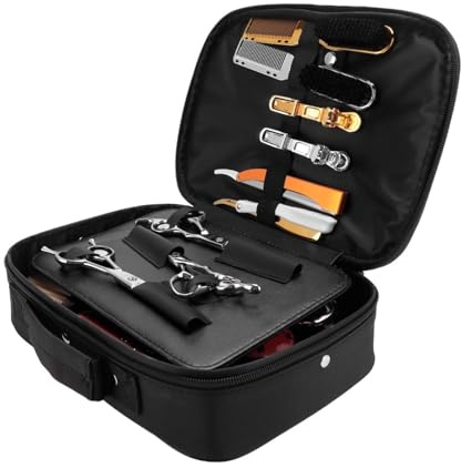 Professionelle Friseurtasche, Friseurtasche für Profis, Reisetasche für Frisör und Friseurin, Kosmetiktasche für Friseur Werkzeug, Salon Zubehör, Friseur Organizer Tasche für Friseurschere