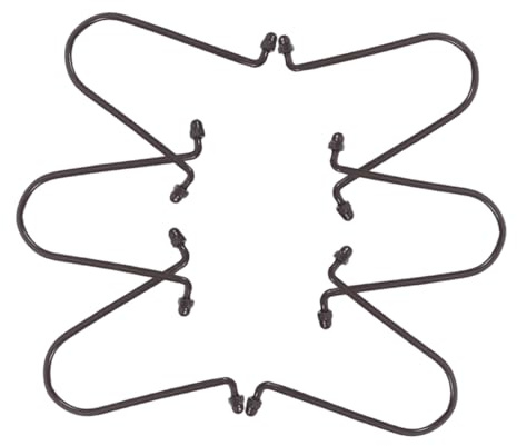 Toyvian 6piezas Gancho Para Canalón De Unidades Adaptador De Cadena De Lluvia Para Decoración De Jardín Exterior Ganchos Colgantes Para Faroles y Luces De Cadena